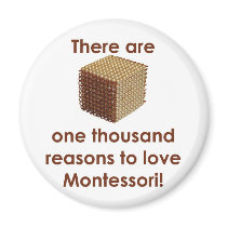 There are 1000 Reasons to Love Montessori Fridge Magnet