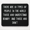 there are 10 types of people in the world those wh mousepads by funnycustomtshirts there are 10 types of people in the world those wh mousepads