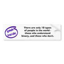 There are only 10 (DELETED) bumper stickers