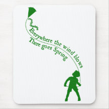 There Goes Spring Mouse Pad