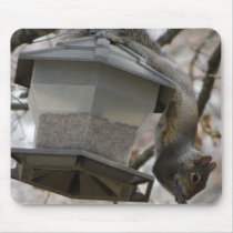 There Goes The Bird Seed Mousepad