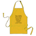 There is a thinking stuff from which all things... aprons