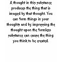 There is a thinking stuff from which all things... t-shirts