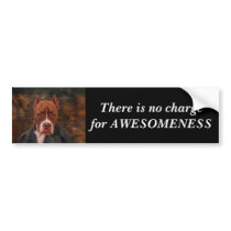 There is no charge for ... bumper stickers