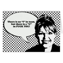 There is no I in Team Cards