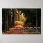 There is no place where God is not Print
