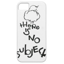 There Is No Subject iPhone 5 Cases