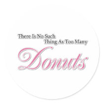 There is no such thing as too many Donuts! Stickers
