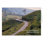 There is no way to happiness cards