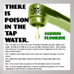 THERE IS POISON IN THE TAP WATER! Canvas Print posters