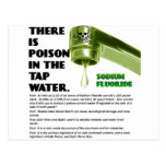 THERE IS POISON IN THE TAP WATER! postcards