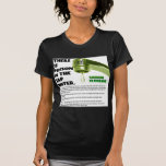 THERE IS POISON IN THE TAP WATER! t-shirts