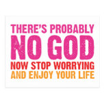 There Is Probably No God Post Cards