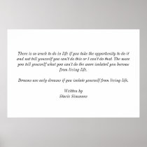 There is so much to do in life. print