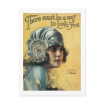There Must Be A Way To Love You Vintage Songbook C Postcard