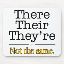 There, Their and They're. Mouse Mats