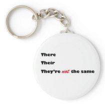 There Their They're Key Chains