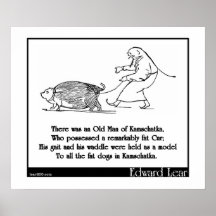 There was an Old Man of Kamschatka Poster