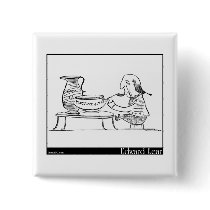 There was an Old Man of Vienna Button