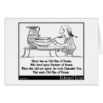There was an Old Man of Vienna Card