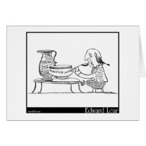 There was an Old Man of Vienna Greeting Cards