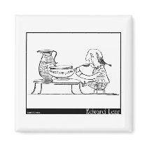 There was an Old Man of Vienna Refrigerator Magnet