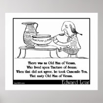 There was an Old Man of Vienna Posters