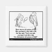 There was an old person of Brill Fridge Magnets