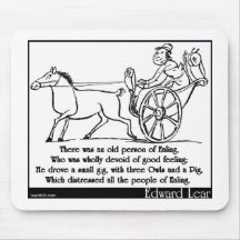 There was an old person of Ealing Mouse Pads