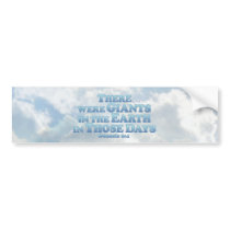 There Were Giants - Mult-Products Bumper Stickers