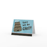 There Will Be Cake! Custom Party Invitation Cards