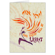There Will Be Light Chanukah Cards cards