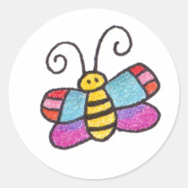 There's A Butterfly On My Sticker! stickers