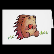 There's A Hedgehog On My Greeting Card!