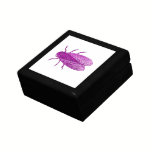 There's a Pink Fly on My Box! Antique Print gift boxes