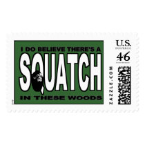 There's a SQUATCH in These Woods! Postage