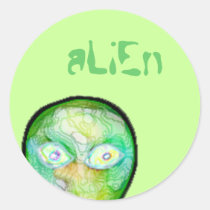 There's An aLiEn On My Sticker! stickers