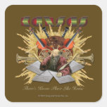 There's Know Place Like Home Square Sticker