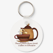There's More than Good Coffee in Ethiopia keychains
