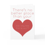 There's no better place than your heart (Red) cards