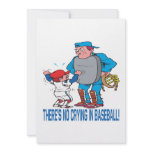 Theres No Crying In Baseball Custom Invites