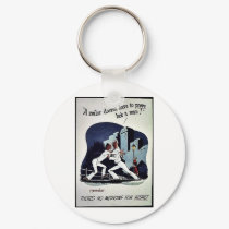 There's No Medicine For Regret keychains by ww2posters There's No Medicine For Regret keychains