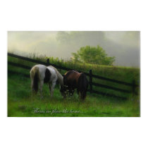 Theres No Place like Home Equine Poster posters