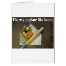 There's No Plate Like Home Card