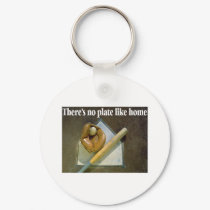 Theres No PLATE Like Home keychains by TorrDenaIndians Theres No PLATE Like Home keychains
