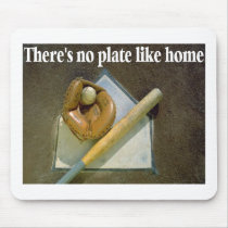 Theres No PLATE Like Home Mouse Mat