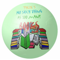 There's No Such Thing as Too Many Books photo sculptures