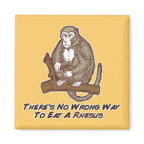 Theres No Wrong Way To Eat A Rhesus magnets