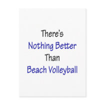theres nothing better than beach volleyball postcards