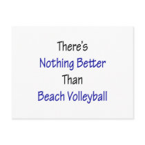 theres nothing better than beach volleyball postcards